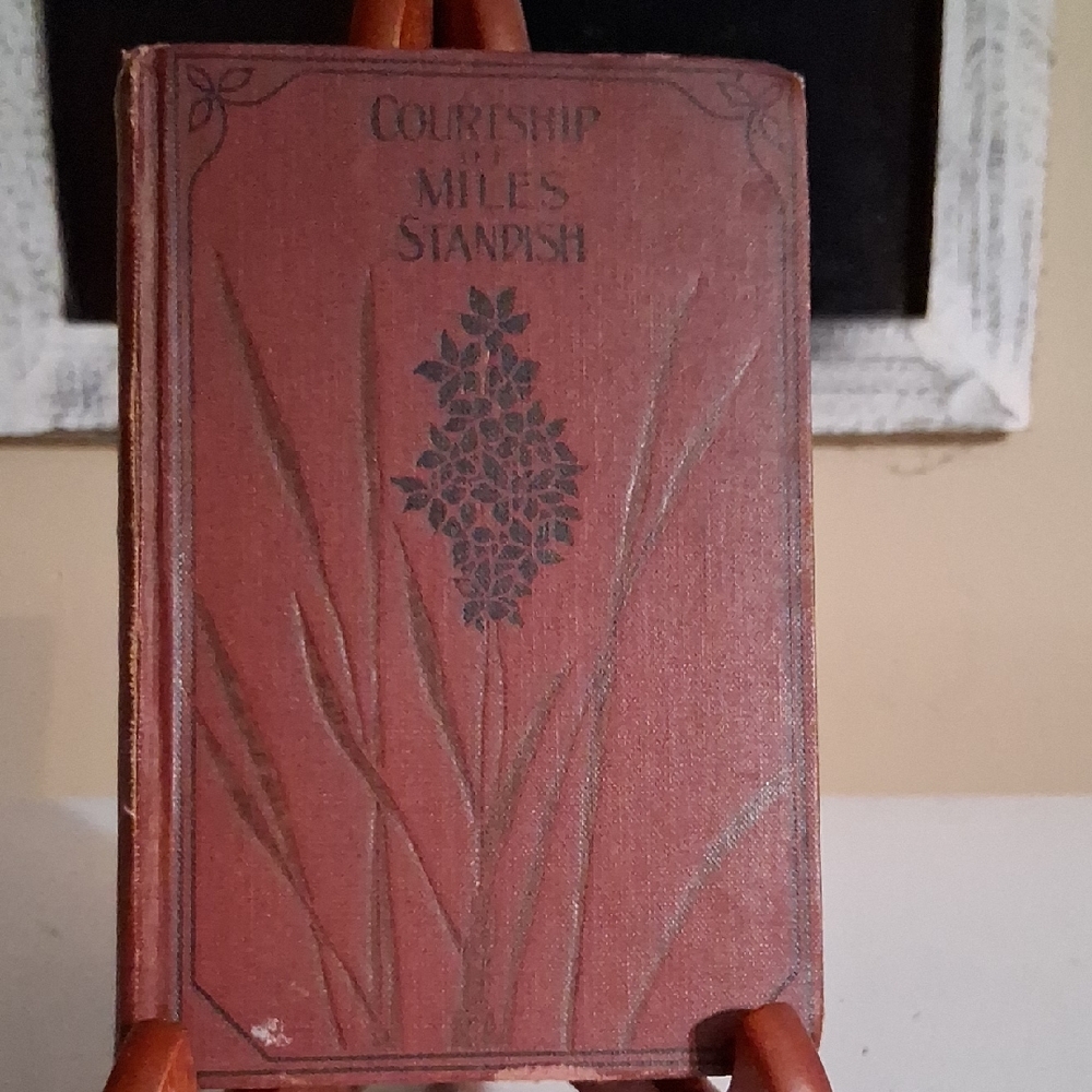 Classic Red 'Courtship of Miles Standish' Book